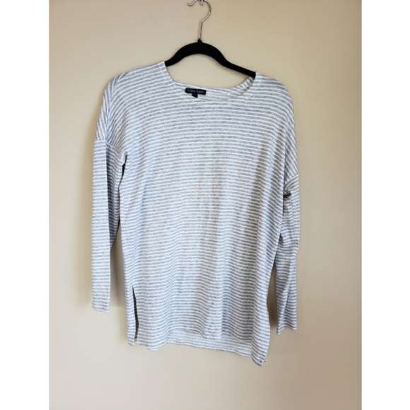 Eileen Fisher striped long sleeve tunic sweater XS - Picture 1 of 4